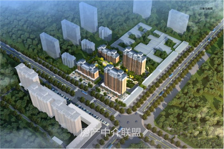 城北雍和府3室2厅1卫103m2毛坯房